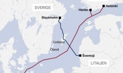 Baltic sea cables cut