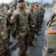 US soldiers with flag patch