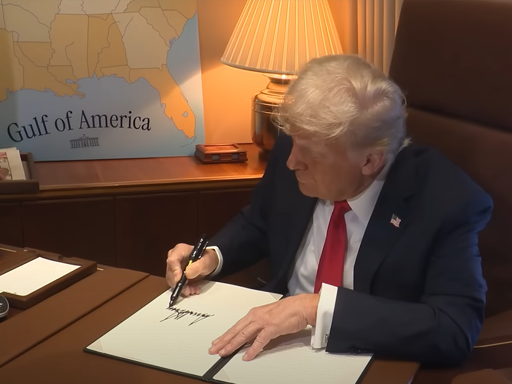 Trump signs Gulf of America Day Proclaimation