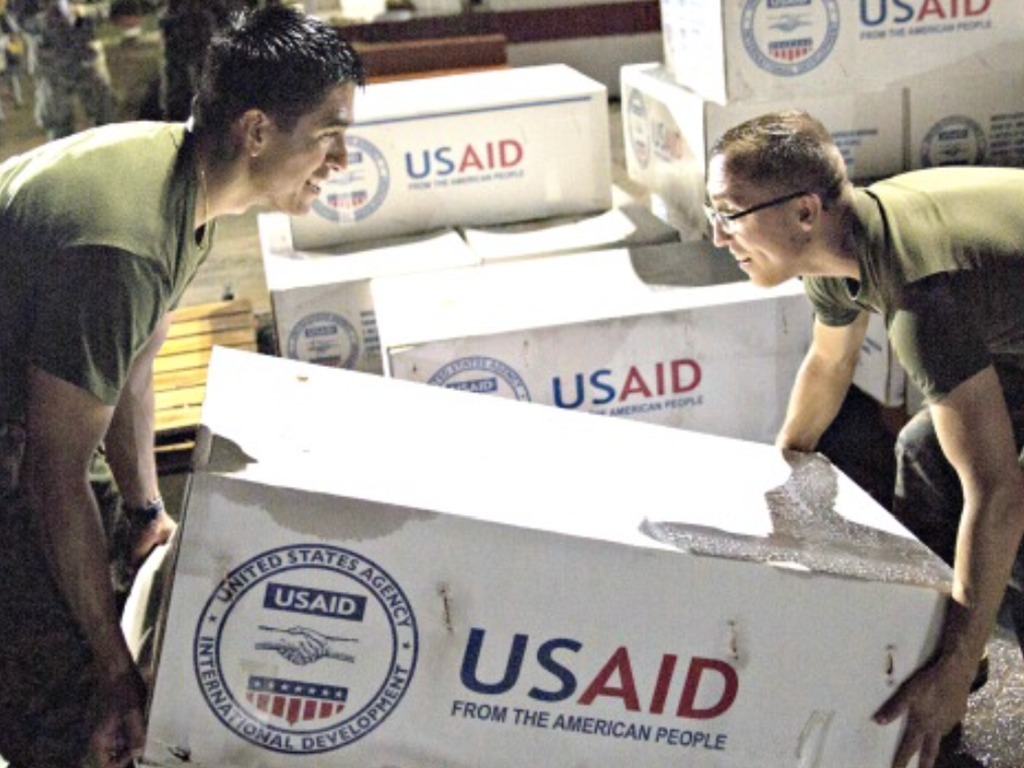 USAID boxes